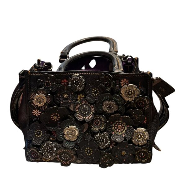 Coach Crystal Tea Rose Purse - Picture 5 of 5